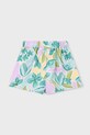 Detské krátke nohavice Mayoral 3906.6D.Mini.PPY2 tyrkysová SS26