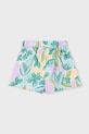 Detské krátke nohavice Mayoral 3906.6D.Mini.PPY2 tyrkysová SS26