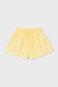 Mayoral szorty bawełniane dziecięce bawełna żółty 3907.6E.Mini.PPY2