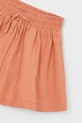 Dziewczynka Mayoral szorty bawełniane dziecięce 3907.6E.Mini.PPY2 pomarańczowy