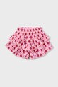 Mayoral spódnicospodnie bawełniane dziecięce wzorzyste różowy 3909.6H.Mini.PPY2