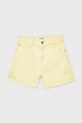 Mayoral szorty dziecięce 6204.8F.Junior.PPY2 żółty SS26