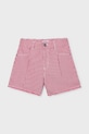 Dječje pamučne kratke hlače Mayoral 6205.8F.Junior.PPY2 crvena SS26