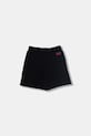 EA7 Emporio Armani szorty sportowe dziecięce bawełniane 7G000205.AF12473 czarny SS26
