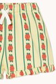 Tinycottons szorty bawełniane dziecięce ROSE PATTERN SHORTS żółty SS26.032