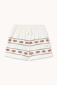 Tinycottons szorty bawełniane dziecięce ROSES SHORTS SS26.074 biały SS26