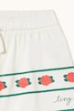 Tinycottons szorty bawełniane dziecięce ROSES SHORTS biały SS26.074