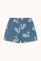 Dziewczynka Tinycottons szorty jeansowe dziecięce BIG SWANS SHORTS SS26.324 niebieski