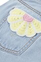 Levi's szorty dziecięce jeansowe CROCHET APPLIQUE A LINE SH niebieski 3EP479