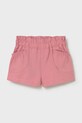 Kratke hlače za bebe Mayoral Newborn bez uzorka roza 1285.2S.Newborn.PPY2