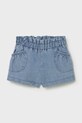 Kratke hlače za bebe Mayoral Newborn bez uzorka plava 1285.2S.Newborn.PPY2