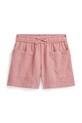 Polo Ralph Lauren szorty z dodatkiem lnu dziecięce casual różowy 313A11964002