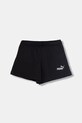 Puma szorty dresowe dziecięce bawełniane ESS Small Logo Shorts czarny 684905