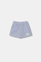Elisabetta Franchi szorty bawełniane dziecięce casual niebieski EFBE087.0.CR025.98.128