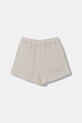 Patrizia Pepe kratke hlače otroške z lanom A713 7P0423 bež SS26