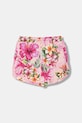 Guess szorty bawełniane dziecięce J6GD05.KA6R4.PPY2.M różowy SS26