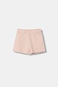 Guess szorty bawełniane dziecięce bawełna różowy K6GD03.KA6R4.PPY2.M