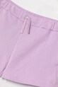 Dziewczynka United Colors of Benetton szorty dresowe dziecięce bawełniane 3J68C903O.G.Stagionale fioletowy