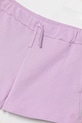 Dziewczynka United Colors of Benetton szorty dresowe dziecięce bawełniane 3J68C903O.G.Stagionale fioletowy