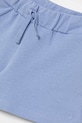 Dziewczynka United Colors of Benetton szorty dresowe dziecięce bawełniane 3J68C903O.G.Stagionale niebieski