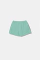 United Colors of Benetton szorty dresowe dziecięce bawełniane 3J68C903O.G.Stagionale turkusowy SS26