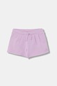 United Colors of Benetton szorty dresowe dziecięce bawełniane fioletowy 3J70G901R.P.Stagionale
