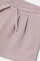 DÍVKA United Colors of Benetton teplákové šortky dětské bavlněné 3J70G901R.P.Stagionale růžová