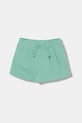 United Colors of Benetton szorty dresowe dziecięce bawełniane turkusowy 3J70G901R.P.Stagionale
