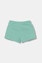 United Colors of Benetton szorty dresowe dziecięce bawełniane 3J70G901R.P.Stagionale turkusowy SS26