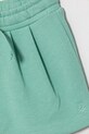 Dziewczynka United Colors of Benetton szorty dresowe dziecięce bawełniane 3J70G901R.P.Stagionale turkusowy