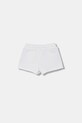 United Colors of Benetton teplákové šortky dětské bavlněné 3J70G901R.P.Riproposto bílá SS26