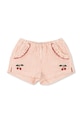 Konges Sløjd šortky detské bavlnené ELLIE FRILL SHORTS GOTS ružová KS105346.PPY2