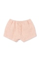 Konges Sløjd šortky detské bavlnené ELLIE FRILL SHORTS GOTS KS105346.PPY2 ružová SS26