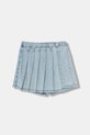 United Colors of Benetton sukňové šortky dětské džínové modrá 4AD6C904Z.G.seasonal