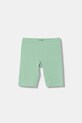 United Colors of Benetton biker shorts pentru copii, din bumbac cu elastan verde 3MT1C901D.G.season.PPY2