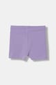 United Colors of Benetton cyklistické šortky dětské bavlněné s elastanem 3MT1G900R.P.season.PPY2 fialová SS26