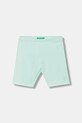 United Colors of Benetton biker shorts pentru copii, din bumbac cu elastan turcoaz 3MT1G900R.P.season.PPY2
