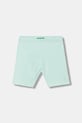 United Colors of Benetton biker shorts pentru copii, din bumbac cu elastan turcoaz 3MT1G900R.P.season.PPY2