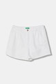United Colors of Benetton šortky dětské džínové bílá 4PYAC904Y.G.seasonal