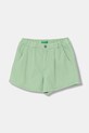 United Colors of Benetton šortky dětské džínové zelená 4PYAC904Y.G.seasonal