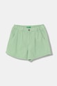 United Colors of Benetton šortky dětské džínové zelená 4PYAC904Y.G.seasonal