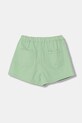 United Colors of Benetton šortky dětské džínové 4PYAC904Y.G.seasonal zelená SS26
