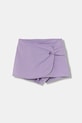 United Colors of Benetton Pantaloni scurți de trening pentru copii din bumbac violet 3MI5G9028.P.seasonal