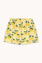 Deklice Otroške kratke hlače Tinycottons ORANGES RIB SHORT SS26.113 rumena
