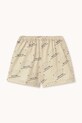 Chłopiec Tinycottons szorty bawełniane dziecięce TINY & TINY TWILL SHORTS SS26.309 beżowy