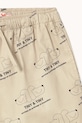 Tinycottons szorty bawełniane dziecięce TINY & TINY TWILL SHORTS beżowy SS26.309