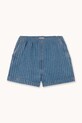 Tinycottons szorty jeansowe dziecięce STRIPES DENIM SHORTS SS26.338 niebieski SS26