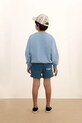 Tinycottons szorty jeansowe dziecięce STRIPES DENIM SHORTS SS26.338
