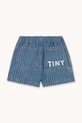 Chłopiec Tinycottons szorty jeansowe dziecięce STRIPES DENIM SHORTS SS26.338 niebieski