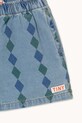 Tinycottons szorty jeansowe dziecięce DIAMONDS SHORTS niebieski SS26.356